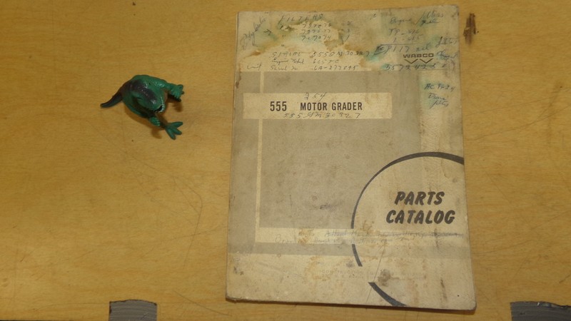 Wabco 555 Motor Grader Parts Catalog *FREE SHIPPING*