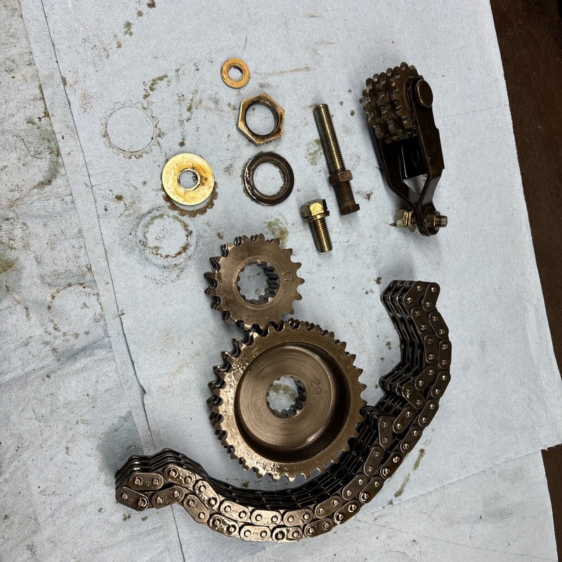 1980’s YAMAHA PHAZER Pz480 PZ500 Chain Case, Gears, And Sprockets Tripple Chain