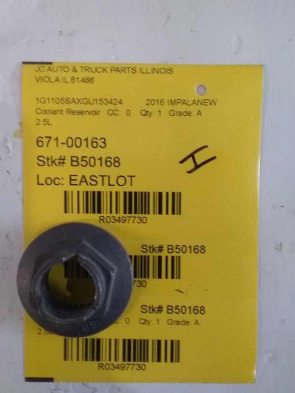 Coolant Reservoir Fits 14-20 IMPALA 3497730