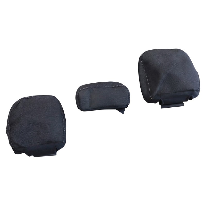 15-20 Ford F150 Black Cloth Rear Head Rest Covers New Take Off OEM Factory