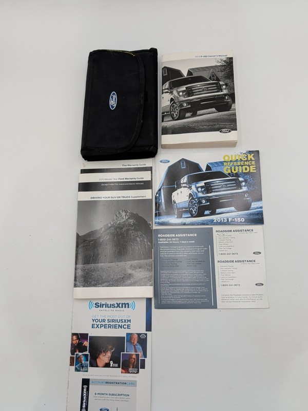 2013 Ford F150 Owner's Manual Book Set & Case Free Shipping XLT FX2 FX4