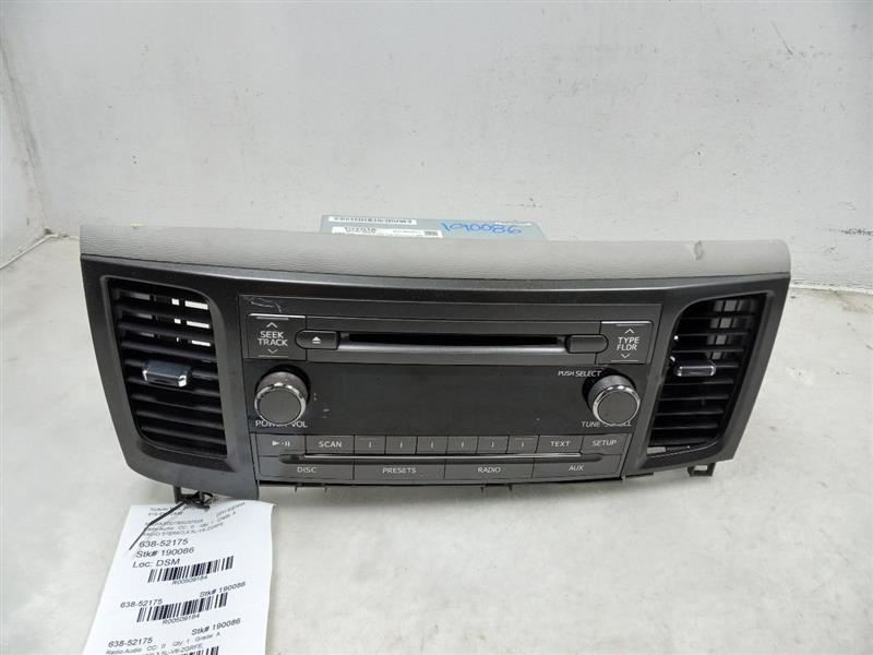 Audio Equipment Radio Display And Receiver P1842 Fits 11-14 SIENNA 86120-08270
