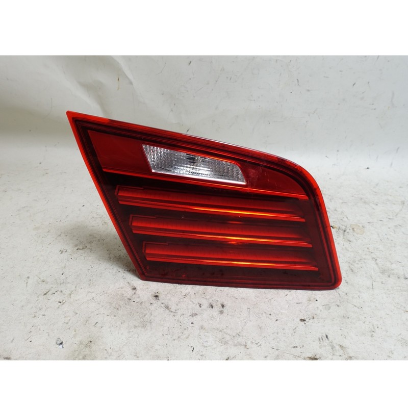 Damaged BMW F10 5-Series LCI Sedan Left Inner Trunk Lid Tail Light 2014-2016 OEM