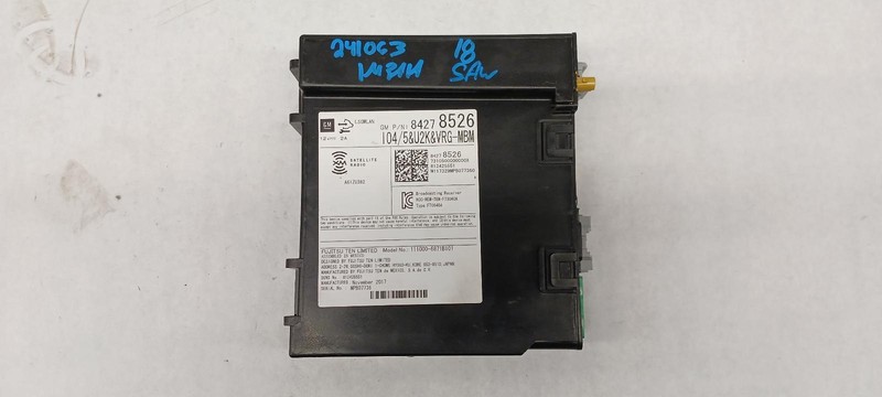 18-'19 CHEVROLET COLORADO Radio Receiver Assembly OEM 1 Year Warranty!
