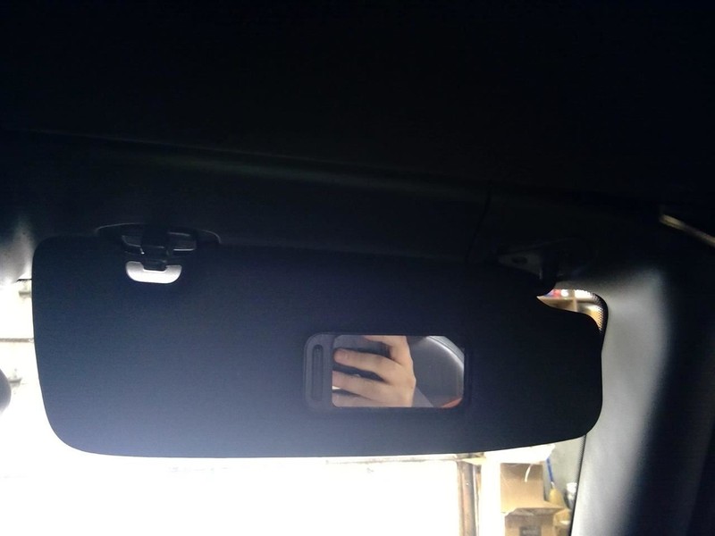 Passenger Right Sun Visor Convertible Thru 12/04 Fits 05 MINI COOPER 1780030