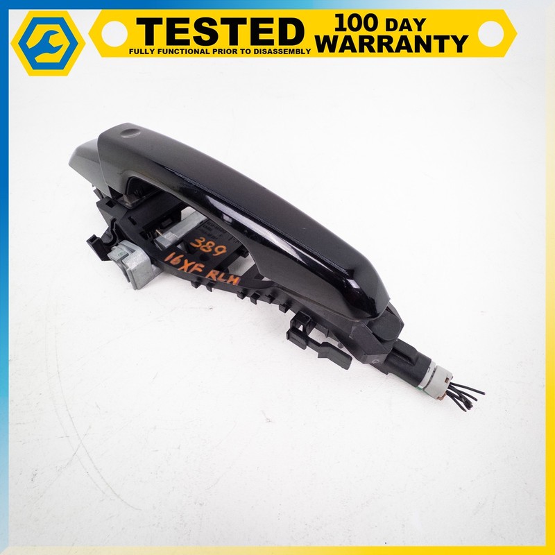 15-20 JAGUAR XF REAR LEFT DRIVER SIDE EXTERIOR DOOR HANDLE ASSEMBLY 1AG OEM