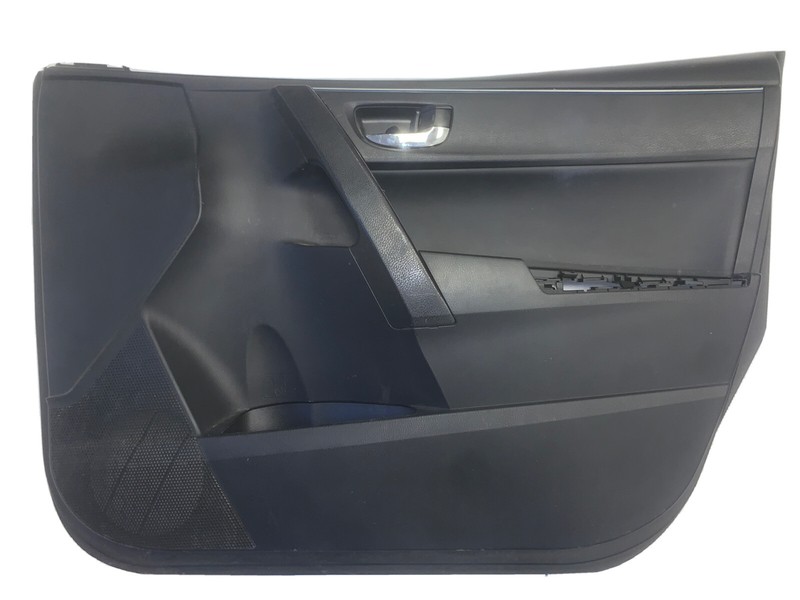 2014 2015 TOYOTA COROLLA FRONT RIGHT DOOR TRIM PANEL BLACK ASSY OEM 6761002R21C2