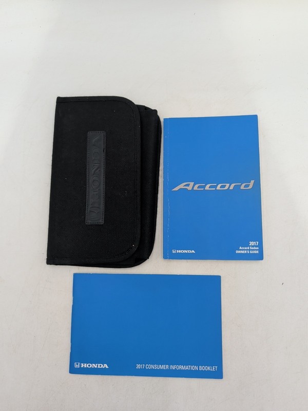 2017 HONDA ACCORD OWNERS MANUAL EXL LX EX TOURING SPORT SEDAN W/ CASE