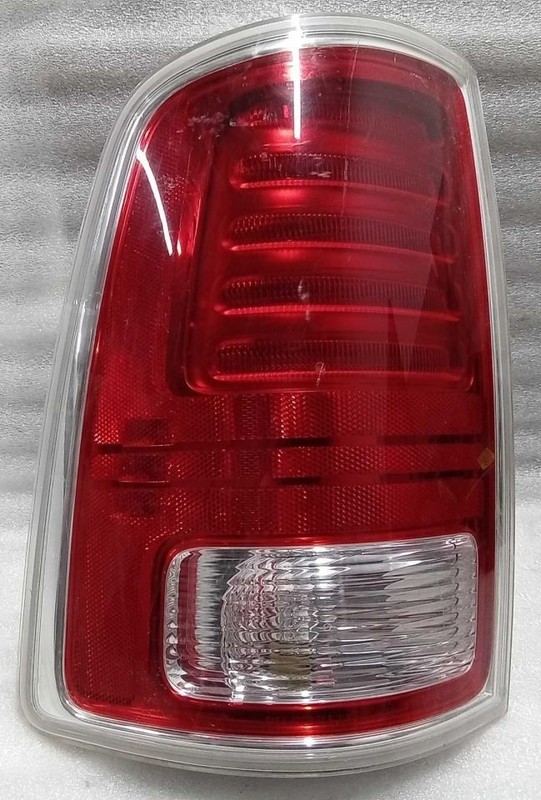 2013-2018 Dodge Ram Pickup LH Taillight LED w/ Chrome Trim 2431 B 68093079AC