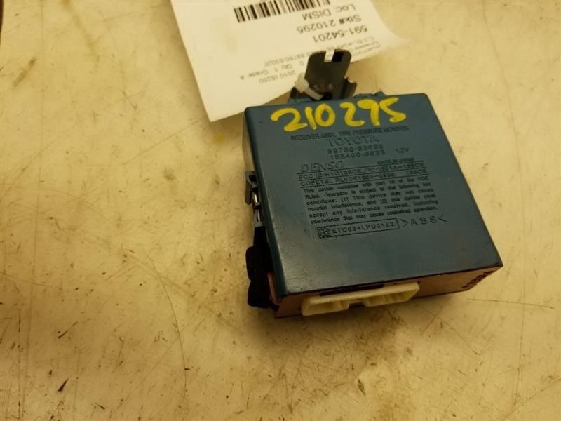 06 07 08 09 10 11 12 13 14 15 LEXUS IS250 TPMS CONTROL ECM