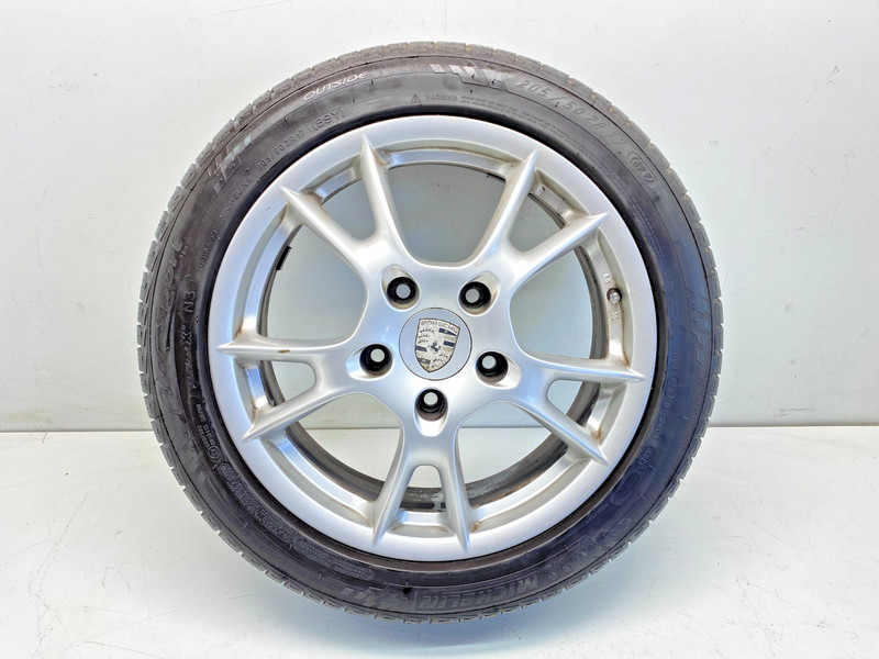 2005-2008 Porsche Boxster Cayman 17 Inch Front Wheel Rim W Tire 6.5x17 52K OEM ✅