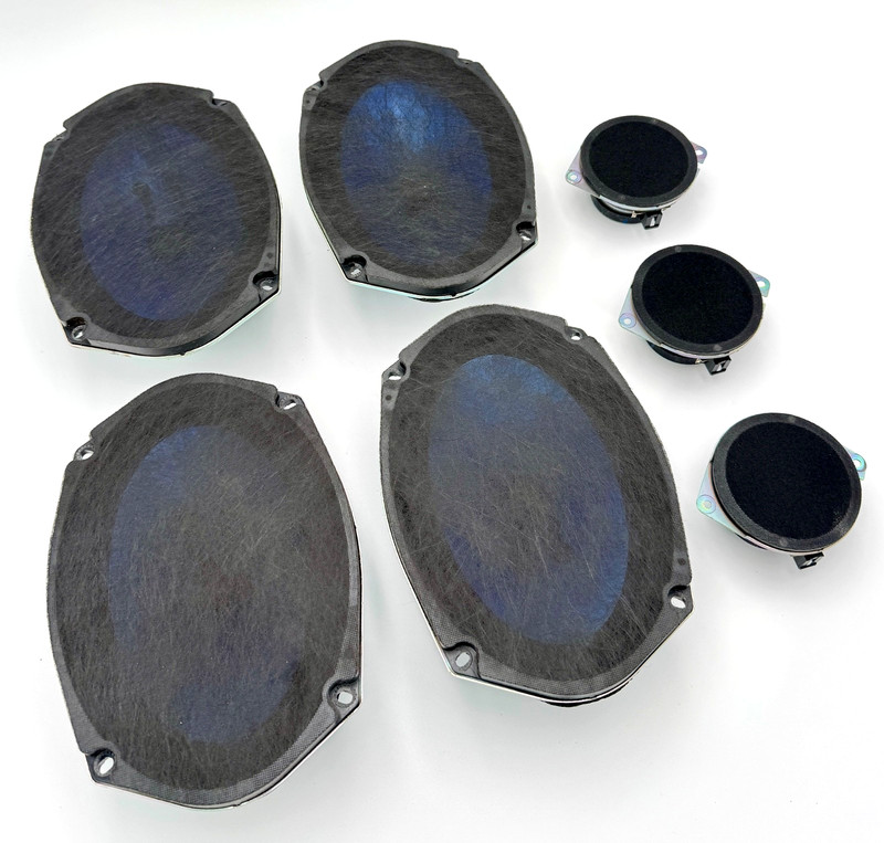 ✅ 2011-2024 RAM 1500 OEM DOOR SPEAKERS & DASH PANEL QUARTER INNER SPEAKERS SET