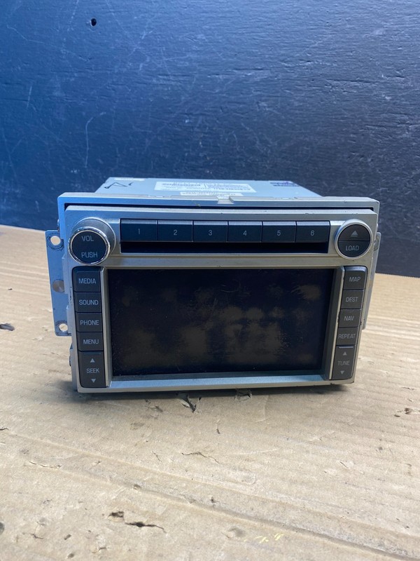 2008 2009 Lincoln Mkx Am Fm Cd Player Radio Navigation Screen Display ae4792 DG