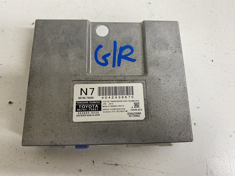 2010-2012 Lexus HS250H Communication Control Module Computer 86741-75021 Oem