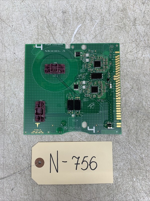 22-23 Tesla Model 3 Y Range BMS Aquisition Sub Board 1104205-02-L OEM 756 B133