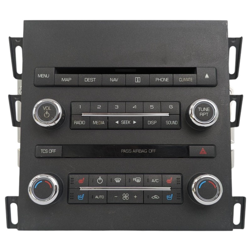 12 Lincoln MKZ Radio Navigation CD Player Receiver Climate Control CH6T-19C156AA