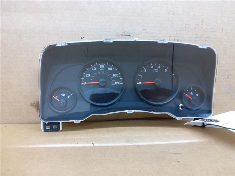 Speedometer Cluster 120 MPH Manual Door Locks Fits 09 COMPASS 263491