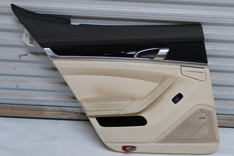 2012-2016 PORSCHE PANAMERA REAR LEFT SIDE DOOR PANEL TRIM COVER OEM