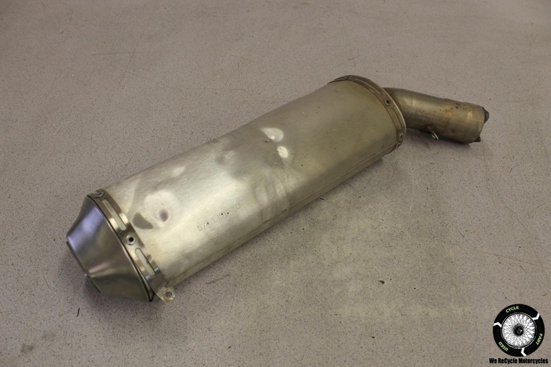 2008 Ducati 1098 EXHAUST PIPE MUFFLER SLIP ON CAN SILENCER 08