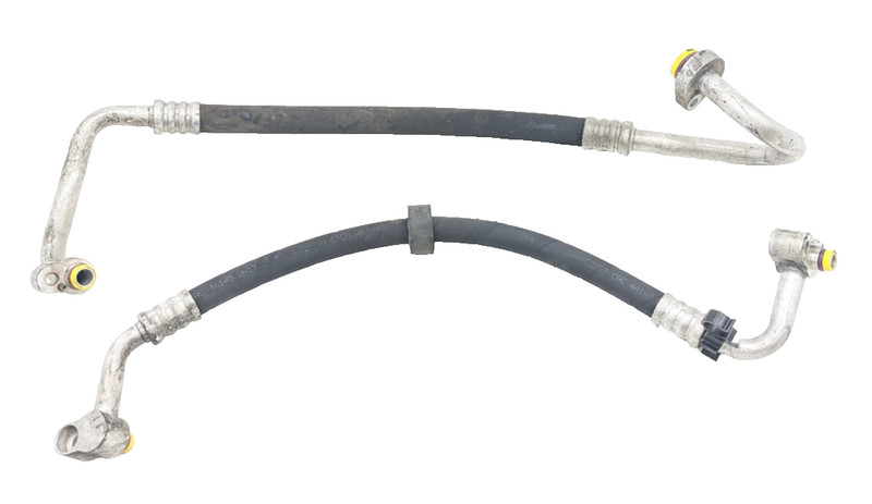 07-10 Audi Q7 VW A/C Air Conditioning Pipe Lines Hoses 7L0820721E PAIR