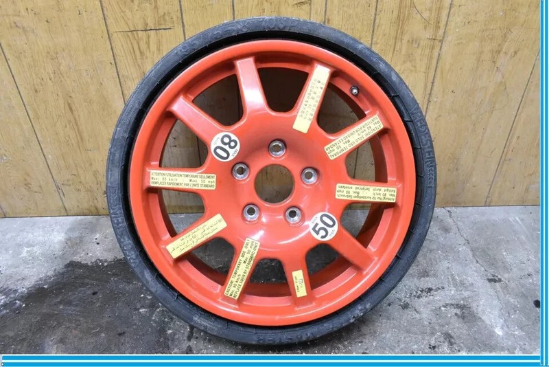 11-17 Porsche Cayenne 958 Emergency Spare Tire Wheel Rim R18 18" 7P0601027 OEM