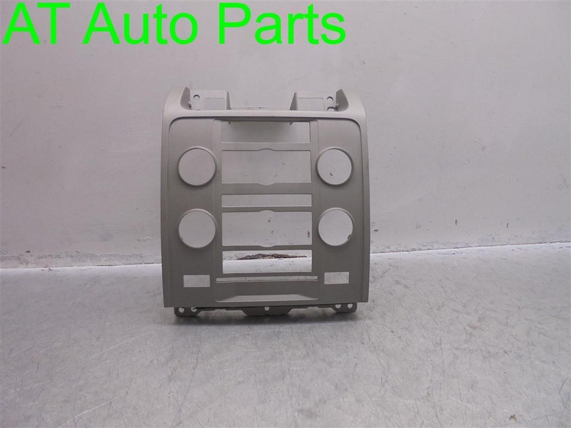 2008-2012 FORD ESCAPE DASH RADIO BEZEL GRAY OEM 9L84-1A330-AARAD