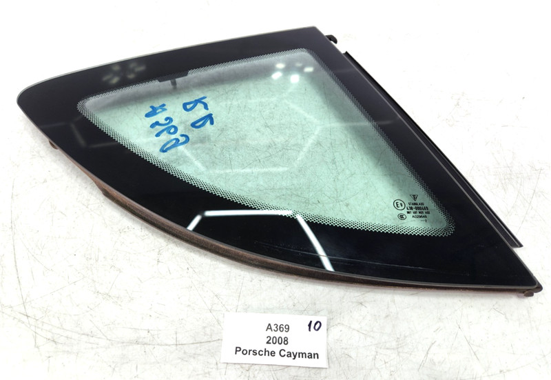 ✅ 06-12 OEM Porsche Cayman 987 Rear Right Passenger Quarter Window Glass