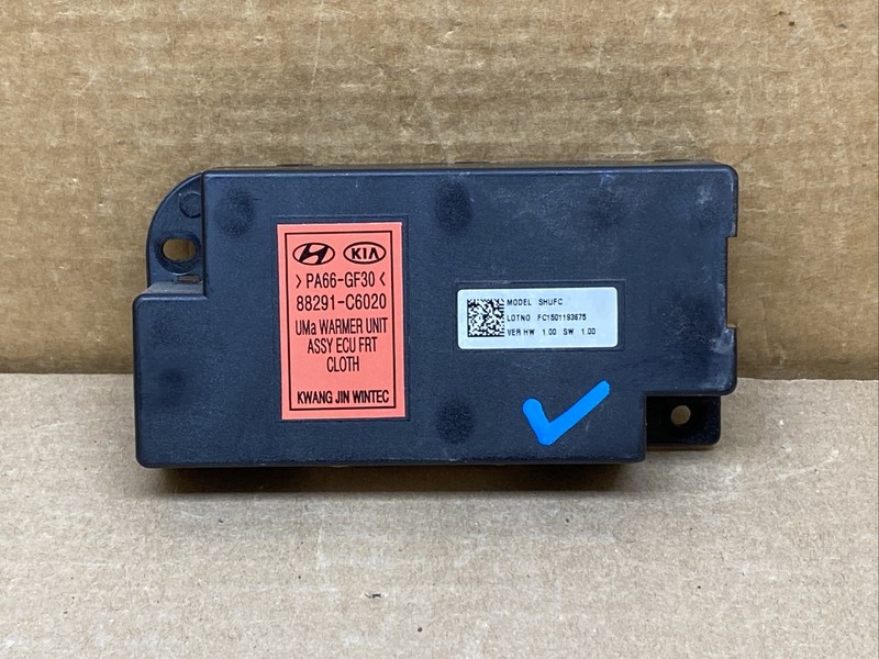 2016-2020 Kia Sorento Front Seat Warmer UMa Unit ECU Kia 88291-C6020 OEM