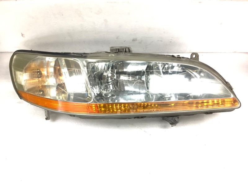 98-00 Accord Right Front Headlight Main Lamp Light Unit Beam Lens Bulb Used OEM