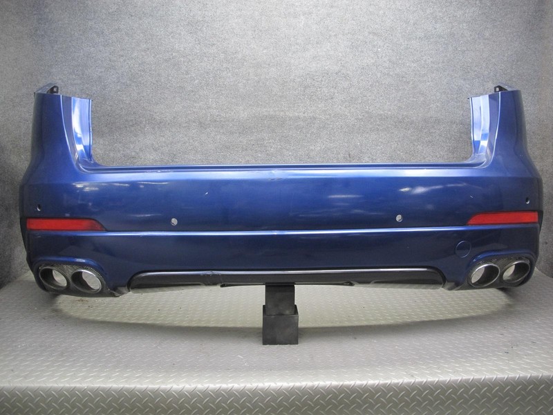 2017-2020 MASERATI LEVANTE M161 REAR BUMPER COVER W/O PDC SENSORS BLUE