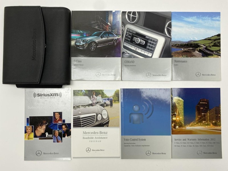 Owners Manual 2012 Mercedes Benz C Class 86771