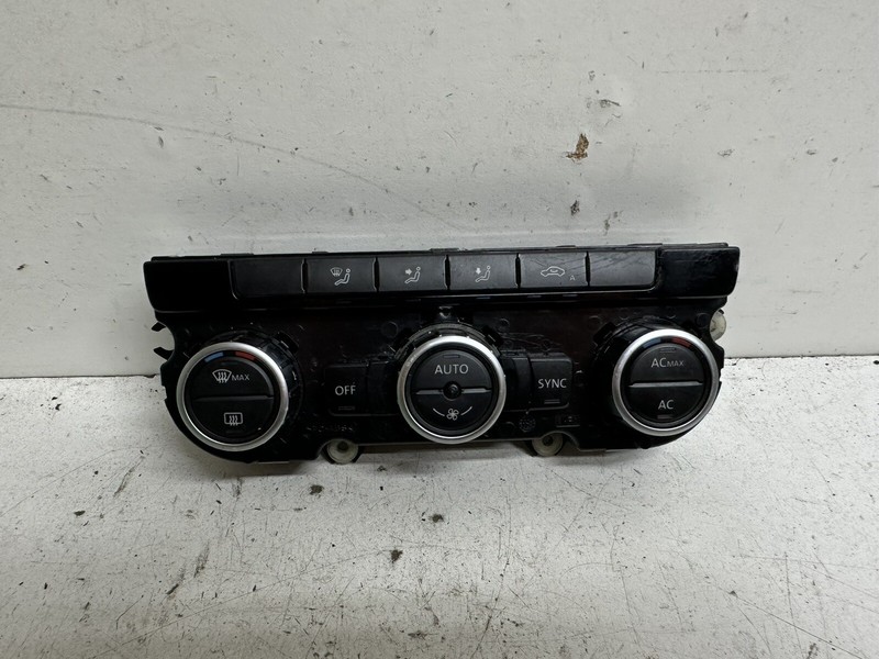 2012 Volkswagen Passat Single Zone Climate A/C Heat HVAC Temp Panel Control Unit