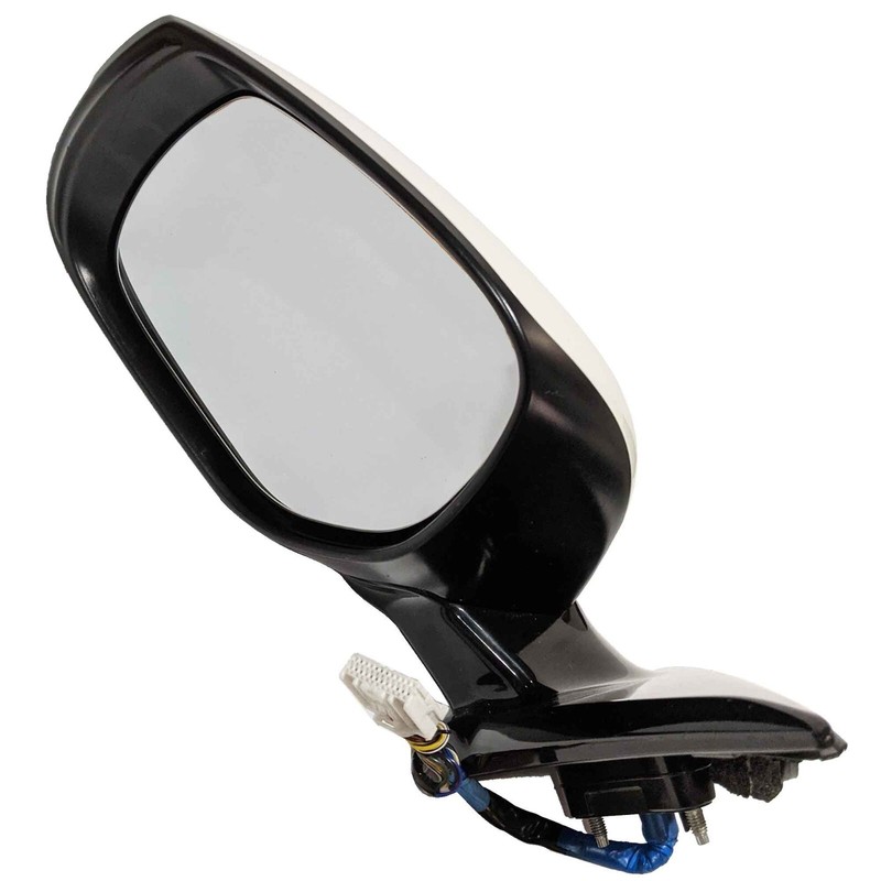 OEM Left Driver Side White Mirror Assembly INFINITI Q50 Q50S 2016-2018 E11038068