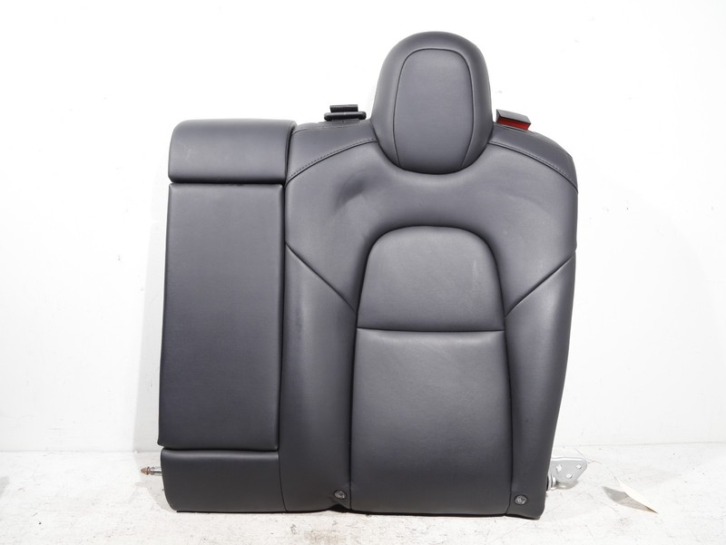 17-23 Tesla Model 3 Rear Left Driver Seat Upper Cushion & Armrest Black OEM 94K