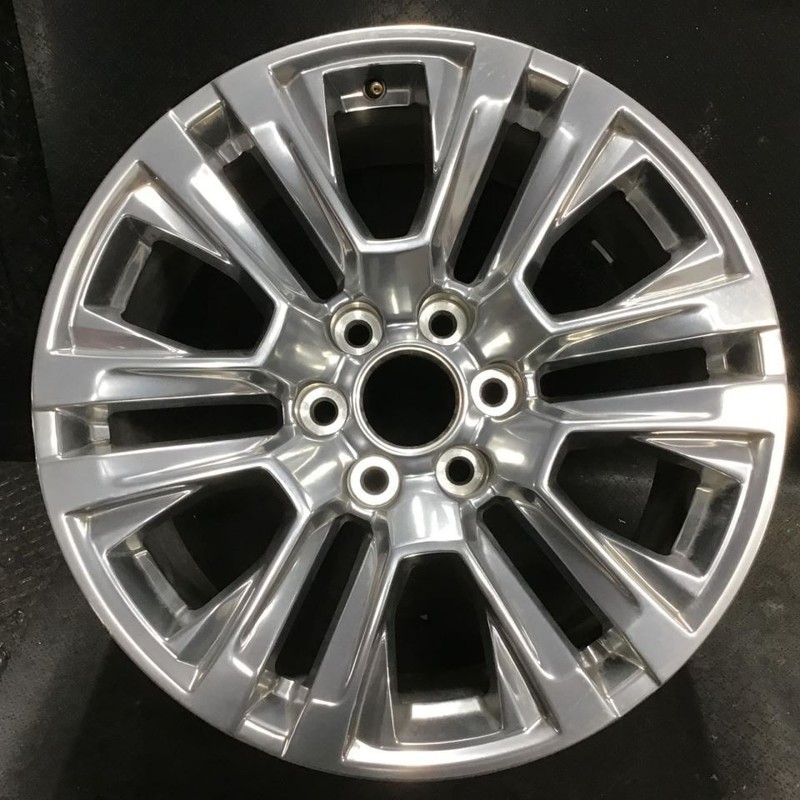 2019-2024 GMC Sierra 1500 Yukon 5917 Wheel 20 x 9 12 Spoke Rim Polished 84308400