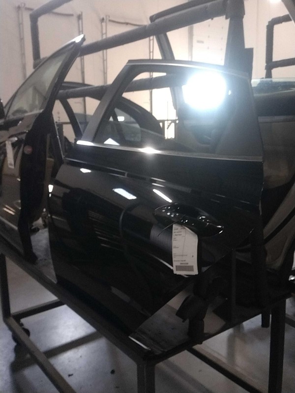 2021 Hyundai Sonata Left Rear Door Black 710508 23K Miles OEM Used