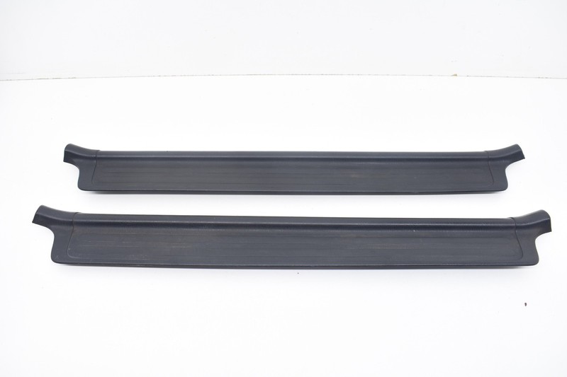 1999 Mazda MX-5 Miata Plastic Door Sill Scuff STEP Plate Set Pair Black OEM KW88