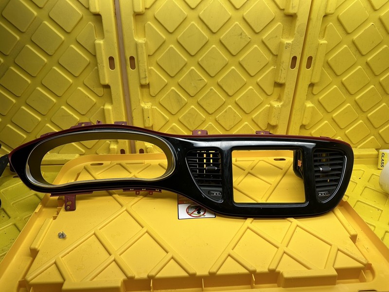 2014-2016 DODGE DART DASH SPEEDOMETER CLUSTER RADIO TRIM BEZEL 1ZW75TRMOEM