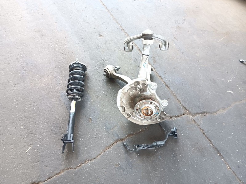 15-21 Mercedes 205 C300 Left Front Suspension Spindle Control Arm Set RWD