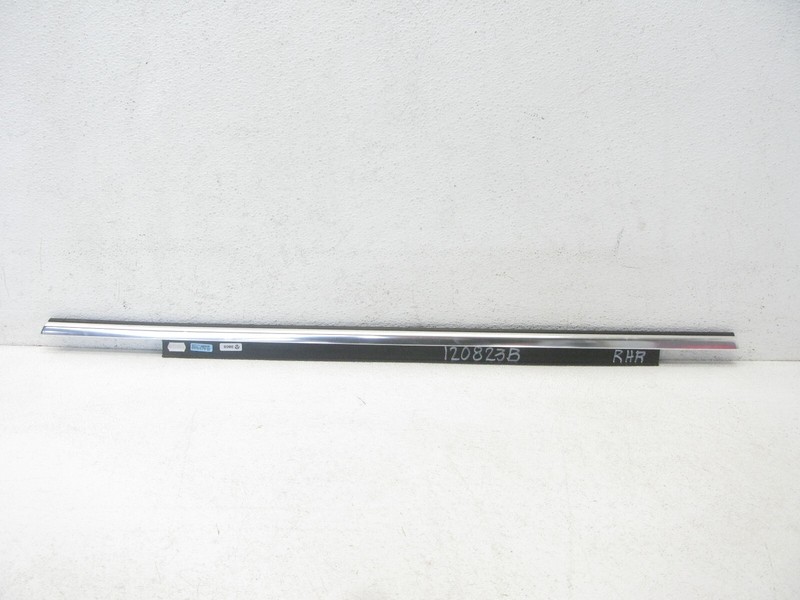 12-18 AUDI C7 A6 S6 EXTERIOR DOOR TRIM BELT MOLDING REAR RIGHT OEM 120823B