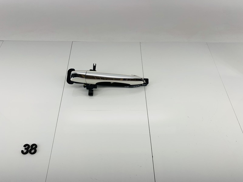 10-14 CADILLAC CTS REAR LEFT SIDE EXTERIOR DOOR HANDLE WHITE DIAMOND OEM