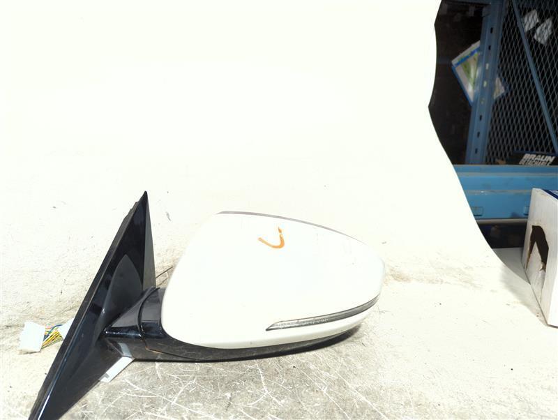 2014-2016 KIA Cadenza Left Door Mirror Assembly White OEM 361125 89K Miles