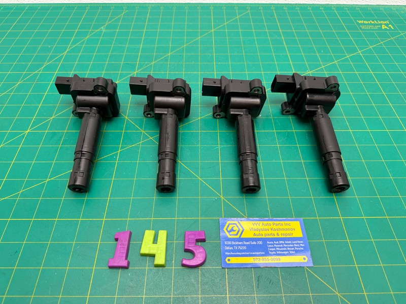 12-14 Mercedes C-class W204 ENGINE IGNITION COIL SET OF 4 OEM