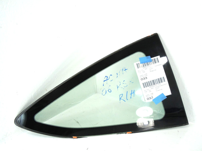 2002-2006 Acura RSX Rear Quarter Window Glass Passenger Right RH OEM