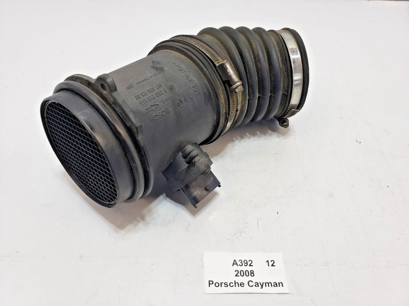 ✅ 06-08 OEM Porsche Cayman 987 Boxster MAF Mass Air Flow Sensor W/ Hose Tube