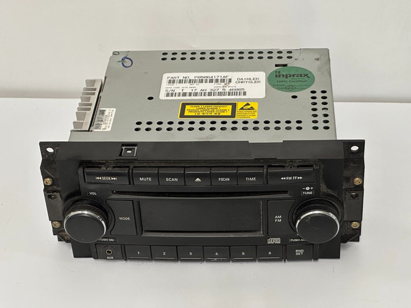 🟢 Chrysler Dodge Jeep Radio 2004 - 2010 CD Mp3 AUX Input OEM 05064171AF