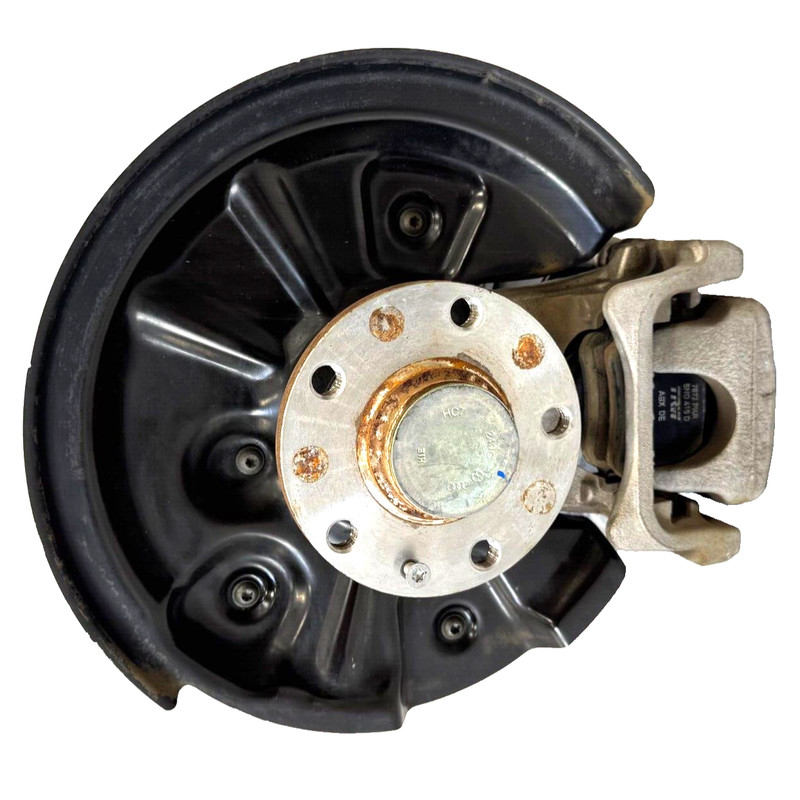 📌 2015-18 AUDI Q3 REAR RIGHT SIDE SPINDLE KNUCKLE WHEEL HUB W/BRAKE CALIPER OEM