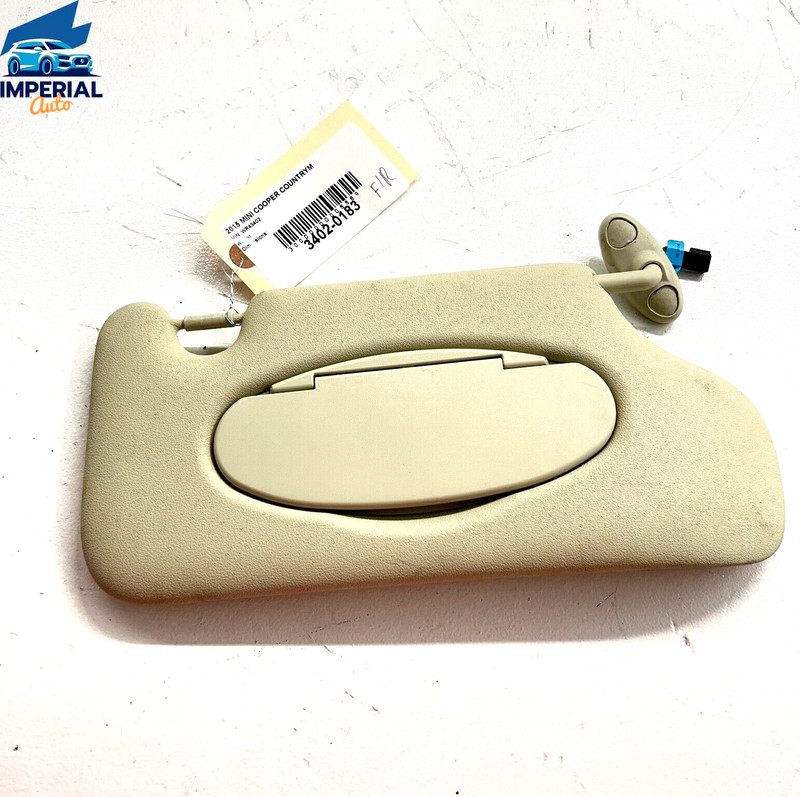 Right Passenger Side Overhead Sun Visor Shade OEM Mini Cooper Countryman 2011-16