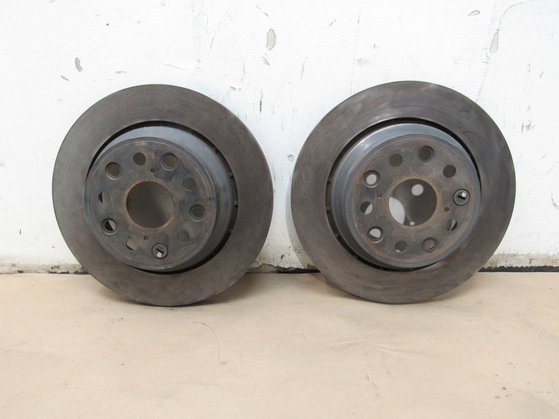 Lexus LS460 2016 4.6L RWD Rear Right Left Brake Disc Rotor Set Pair 13-17 *:O