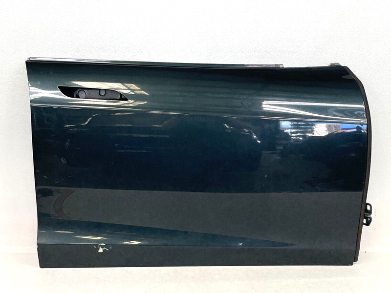 ⭐2012-2021 TESLA MODEL S FRONT RIGHT DOOR BARE SHELL PANEL SKIN GREEN OEM LOT2TP